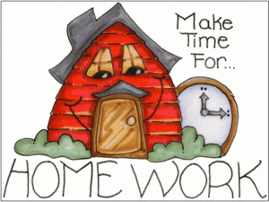 Make Time For... HOMEWORK 