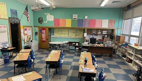 Photo of a current MES PreK-4 classroom.