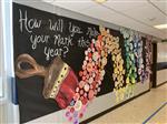 School wide collaboration bulletin board based off of the book "The Dot" by Peter Reynolds School wide collaboration bulletin board based off of the book "The Dot" by Peter Reynolds